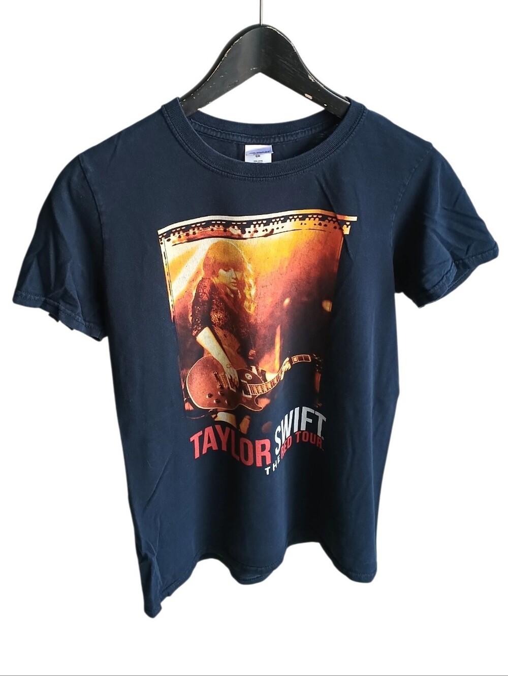 Taylor Swift The Red Tour 2013 Double Sided Graphic T-Shirt Black S